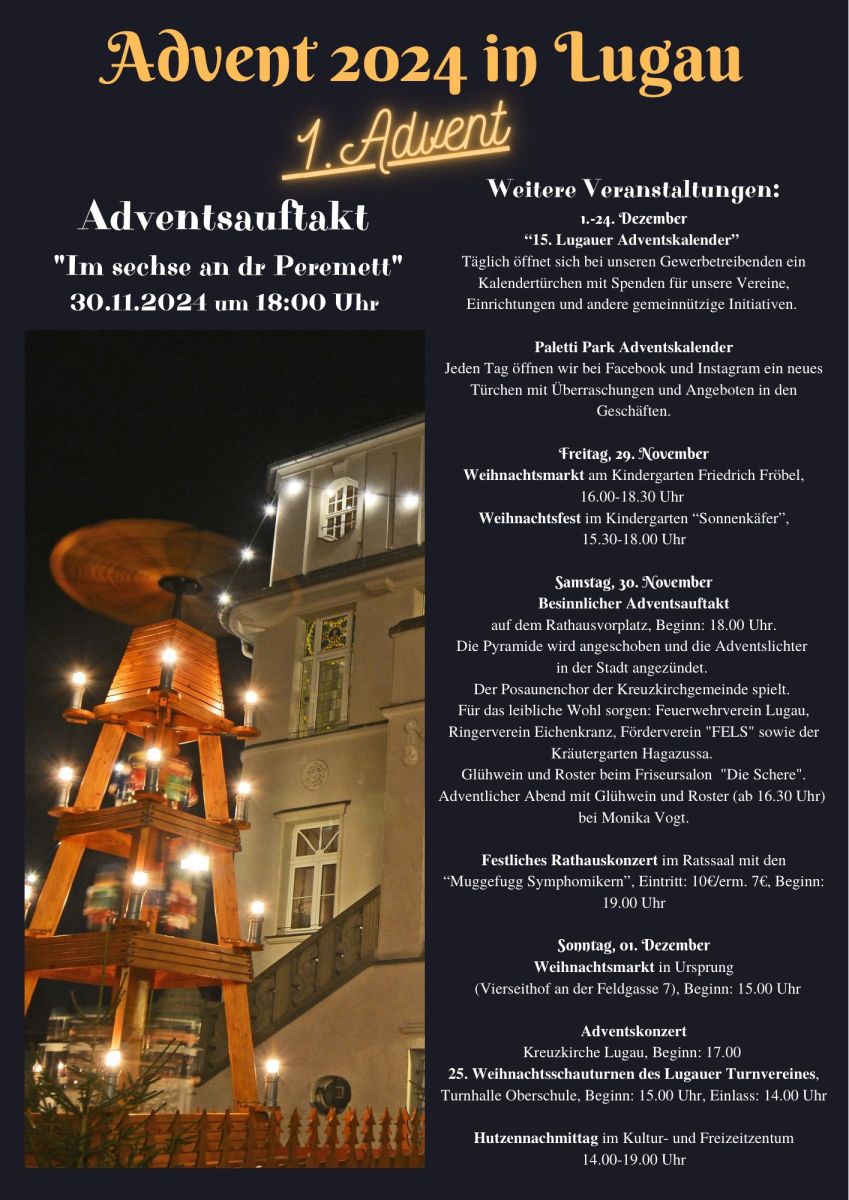 1. Advent in Lugau